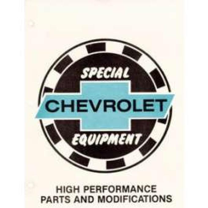Camaro Book, Chevrolet Special Equipment Manual, 1967-1969