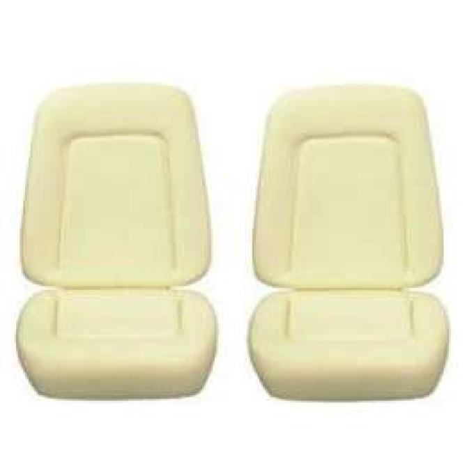 Camaro Bucket Seat Foam Cushions, Standard Interior, 1967-1968
