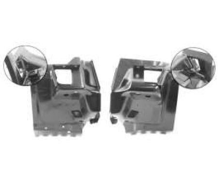 Redline Restomotive® Camaro/Firebird 70-81 Firewall Mounting Braces - Pair (RH+LH) LG-00-2302-A