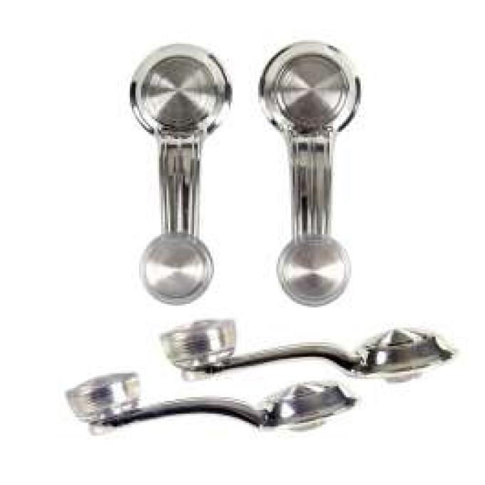 Camaro Front & Rear Window Crank Handles, Clear, 1969