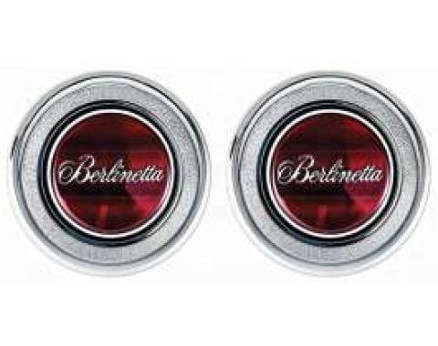 Camaro Interior Door Panel Emblems, Berlinetta, 1979-1981