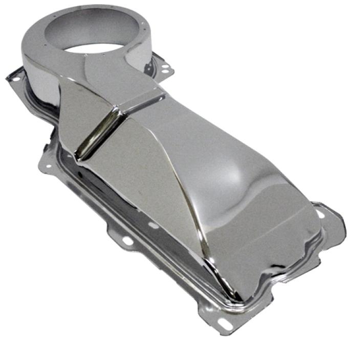 Redline Restomotive® 1964-1974 GM Car Small Block Chrome Heater Box Firewall Cover