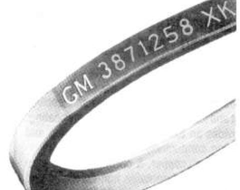 Camaro Power Steering Belt, 396ci, 1968