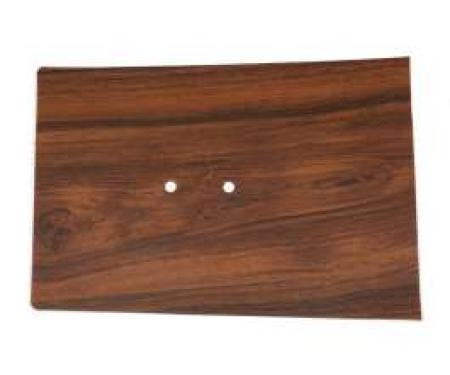 Camaro Console Forward Panel Plate Insert, Rosewood, 1969