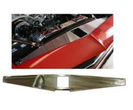 Camaro Core Support Filler Panel, Polished Aluminum, 1967-1969