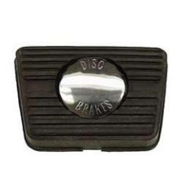 Camaro Brake Pedal Pad, For Cars With Front Disc Brakes & Manual Transmission, 1967-1981