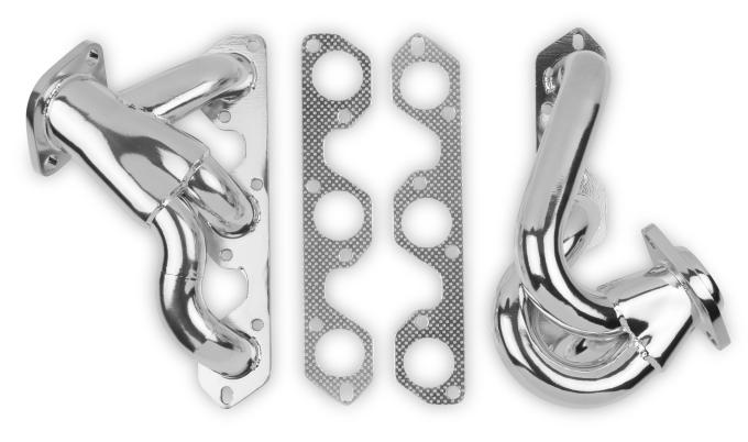 FlowTech 2007-2011 Jeep Wrangler Shorty Headers, Ceramic Coated 92004-1FLT