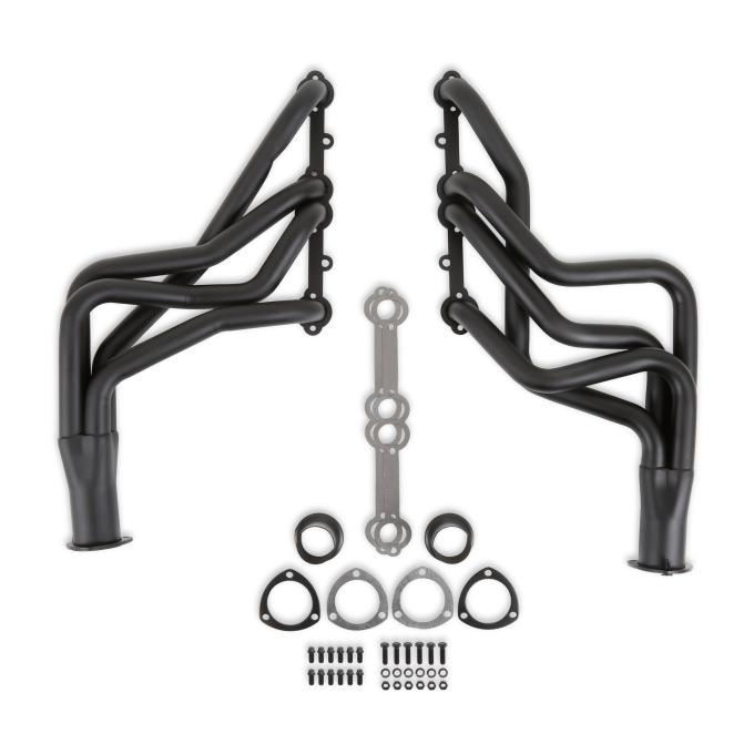 FlowTech Long Tube Header, Black Painted -1-5/8 In. X 3.0 In. 11100FLT