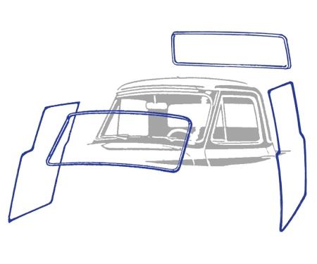 Dennis Carpenter Cab Weather Stripping Kit - 1953-55 Ford Truck CAB53-B