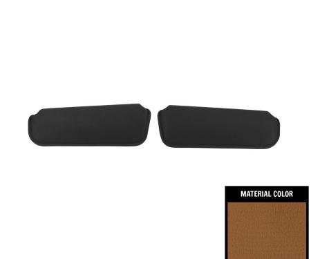 PUI Interiors 1982-1992 Camaro/Firebird T-Top/Covertible Camel Sun Visors 82FV04T
