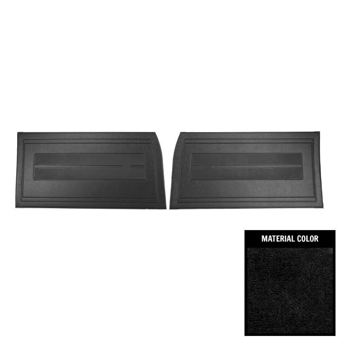 PUI Interiors 1964 Chevrolet Nova 4-Door Sedan/WagonBlack Front Door Panels 64XD4D55
