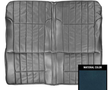 PUI Interiors 1969 Pontiac Firebird Deluxe Dark Blue Stationary Rear Bench Seat Cover 68HS16CS