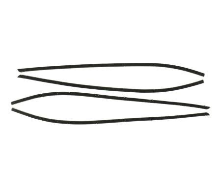 PUI Interiors 1968 Chevrolet Corvette 4 Piece Window Felt Kit F232-1