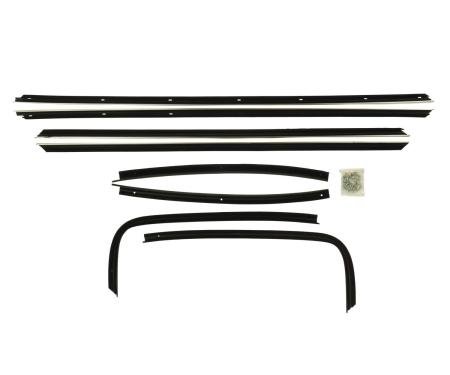 PUI Interiors 1970-1972 Buick Skylark Hardtop Window Felts F248-1