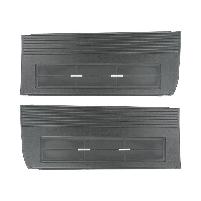 PUI Interiors 1963 Chevrolet Nova/SS Black Front Door Panels 63XD55