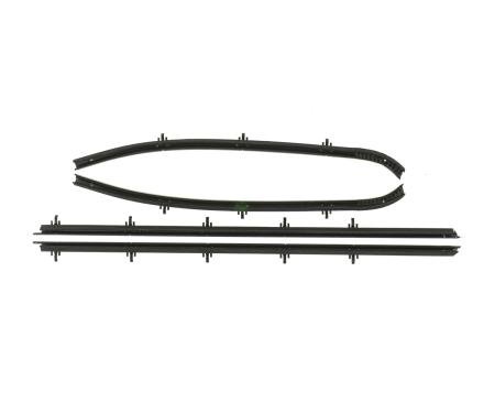 PUI Interiors 1968 Chevrolet Chevelle Hardtop 4 Piece Outer Only Window Felts F203-10