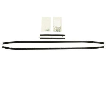 PUI Interiors 1971-1974 Dodge Challenger Hardtop Outer Only Window Felts F511