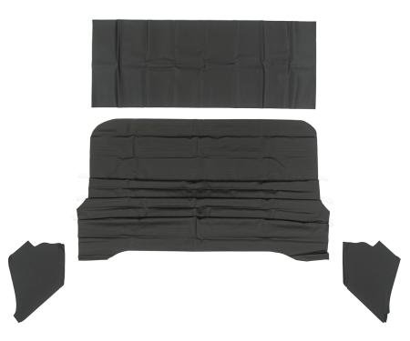 PUI Interiors 1968-1972 Chevrolet El Camino Black Ribbed Headliner 68CH100R