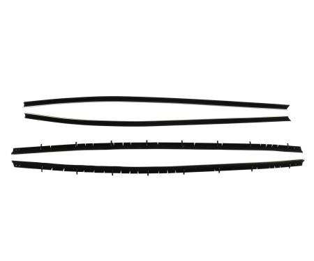 PUI Interiors 1972-1976 Ford Ranchero 4 Piece Window Felt Kit F610