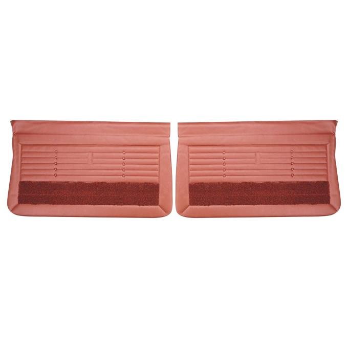 PUI Interiors 1965 Buick Skylark/GS Metallic Red Front Door Panels 65UD08