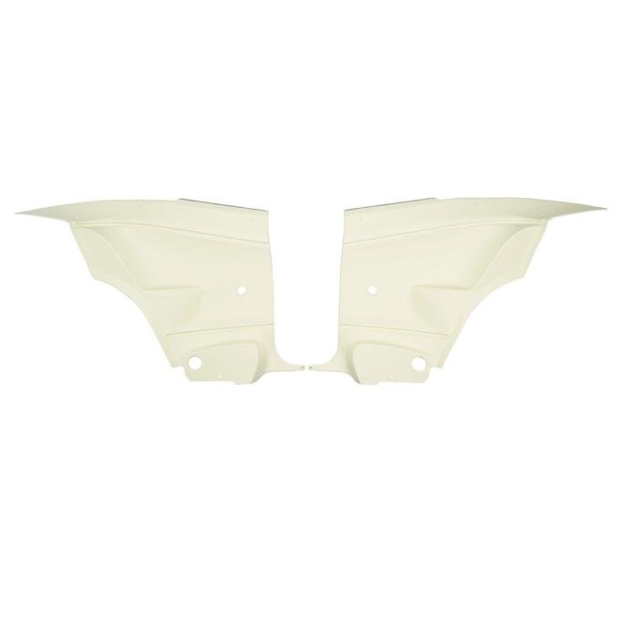 PUI Interiors 1970-1974 Plymouth Cuda Hardtop Standard Pre-Assembled White Rear Door Panels 70KDB37C-P