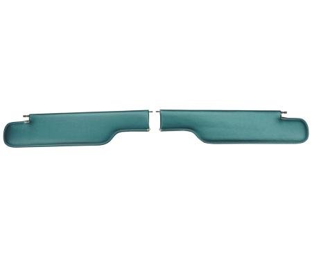 PUI Interiors 1968-1972 Chevelle/GTO/Lemans/Cutlass/Skylark Convertible Medium Blue Sun Visors SV417V