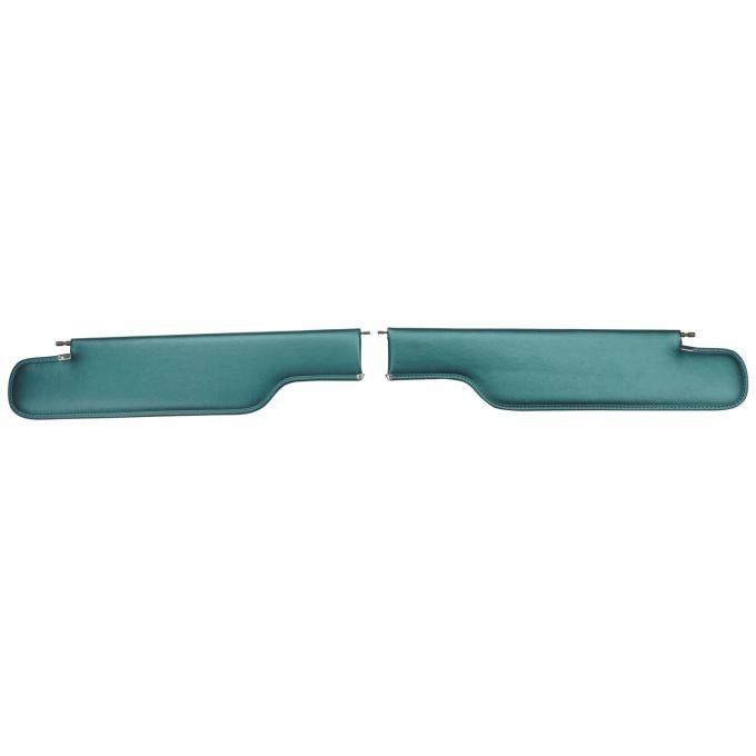 PUI Interiors 1968-1972 Chevelle/GTO/Lemans/Cutlass/Skylark Convertible Medium Blue Sun Visors SV417V