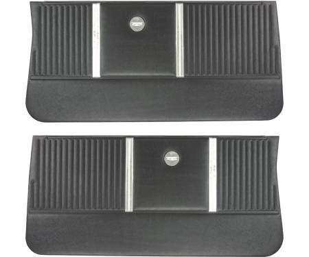 PUI Interiors 1964 Chevrolet Chevelle Black Front Door Panels D300