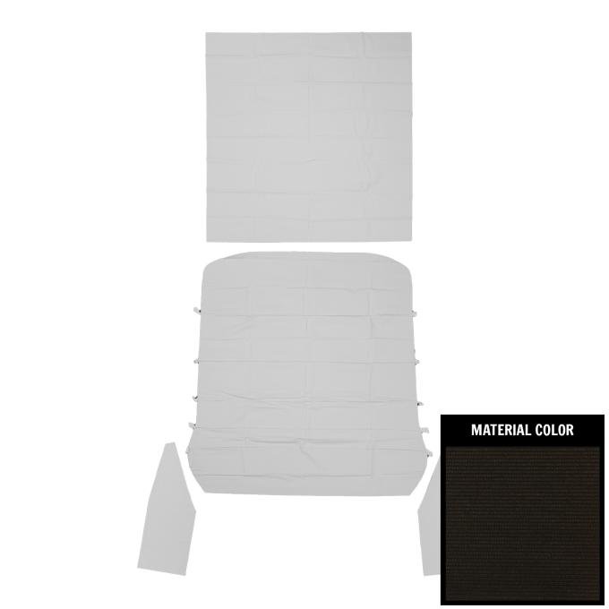 PUI Interiors 1968 GM A-Body 6-Bow Black Headliner 68AH100R6N
