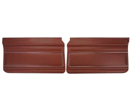 PUI Interiors 1977-1979 Chevrolet Nova Firethorn Front Door Panels 77XD45