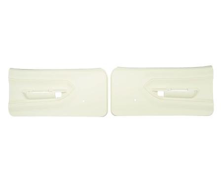 PUI Interiors 1970-1974 Plymouth Cuda Standard Pre-Assembled White Front Door Panels 70KDB37-P