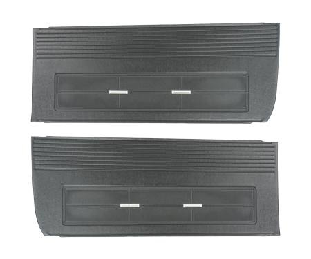 PUI Interiors 1963 Chevrolet Nova/SS Black Front Door Panels 63XD55