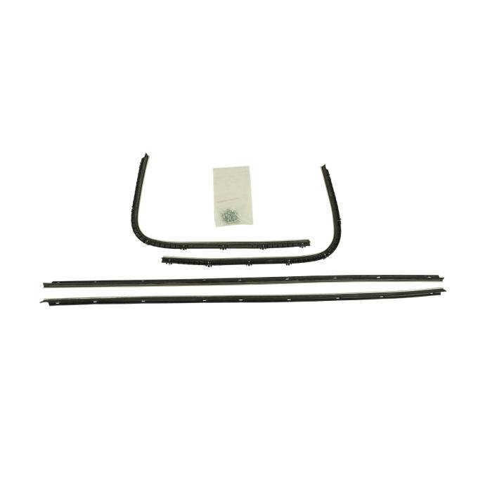PUI Interiors 1971-1972 Plymouth B-Body 2 Door Hardtop Outer Window Felts WW260