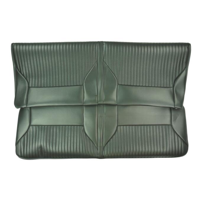 PUI Interiors 1968 Oldsmobile Cutlass Holiday/"S" Hardtop Black Rear Bench Seat Cover 68CS10C