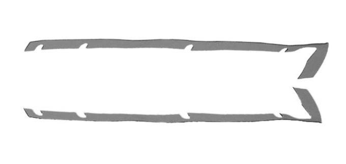 Fairchild Industries Hardtop Rear Side Seal Kit, Driver Side & Passenger Side KD4142