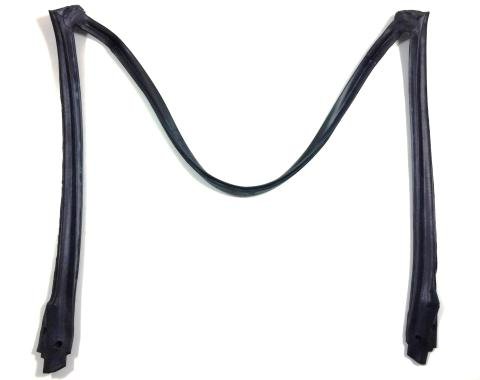 Fairchild Industries 1984-1996 Chevrolet Corvette Front Roof Weatherstrip, Latex, Front Roof Panel G4090