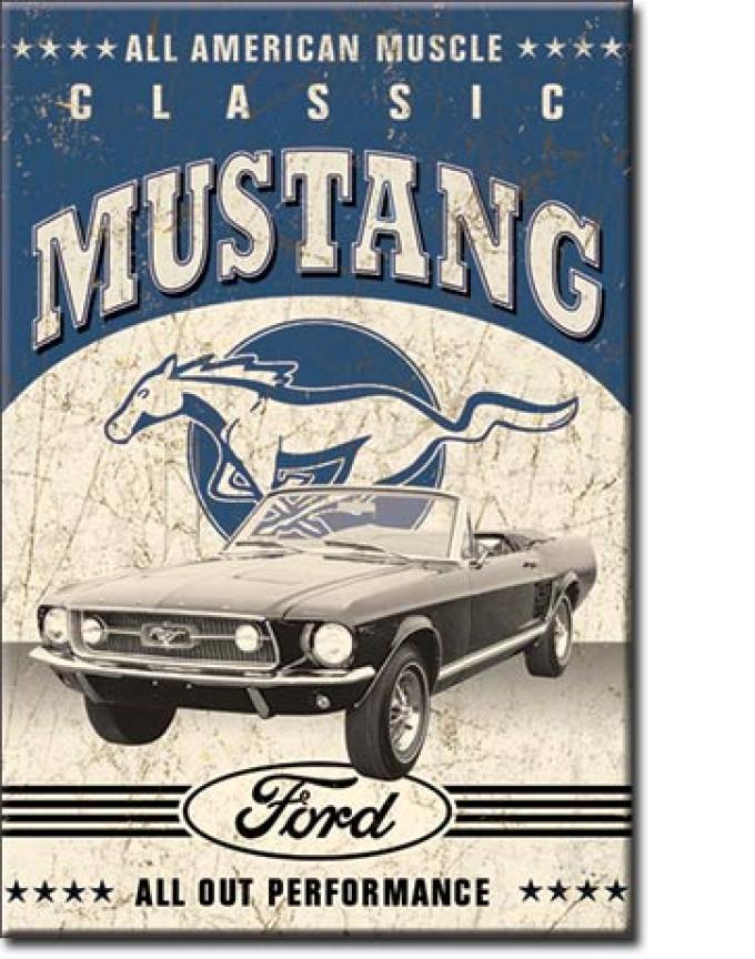 Magnet, Ford - Classic Mustang