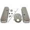 Chevy Big Block Chrome Engine Dress Up Kit With Short Smooth Style Valve Covers