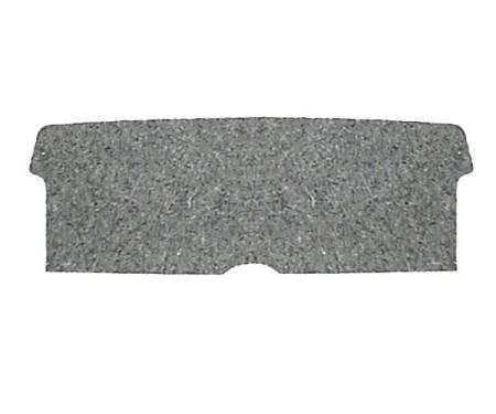 Camaro Rear Seat To Trunk Divider Hardboard, With Jute Backing, 1967-1969