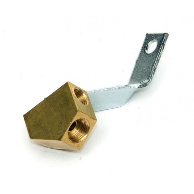 Chevelle Carburetor Fuel Line Y Block, Holley, 1966-1969