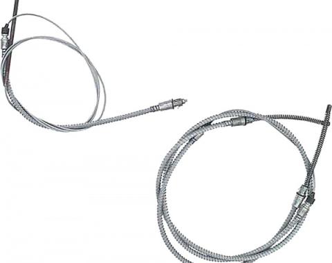 Nova Parking Brake Cable Set, Steel, 1962-1965