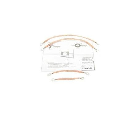 Camaro Ground Strap Set, Engine Compartment, 1969