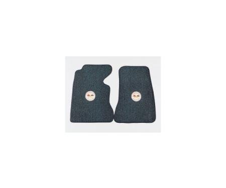 Auto Custom Carpet, Floor Mats, Tuxedo, With Logo| 35881 Corvette 1959-1962