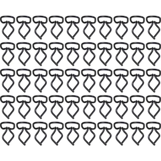 Cab And Door Molding Clip Set (50 Clips) 1955-1959
