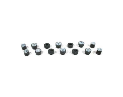 Chevelle Body To Frame Mounting Cushions & Spacers, For All Cars Except Convertibles, 1968-1972