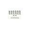 Chevy Quarter Panel Molding Clip Set, Stainless Steel, 210, 1955