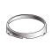 Ford Thunderbird Headlight Retaining Ring, Plain Steel, 1955-57