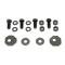 Chevelle Bumper Bracket Mounting Hardware, Front, 1964-1966
