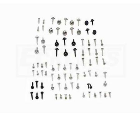 Firebird Interior Screw Kit, Complete, 1974-1976
