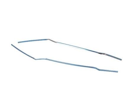 Ford Mustang Door Edge Guards - Stainless Steel